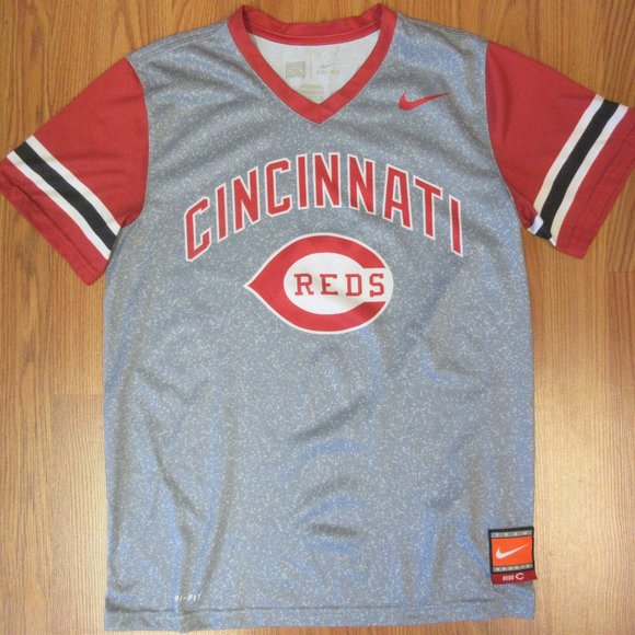 CINCINNATI REDS NIKE DRI-FIT COOPERSTOWN T-SHIRT - Picture 1 of 5